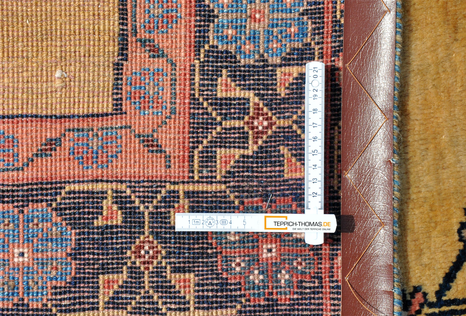 Gabbeh Perserteppich neu gelb | Hochlandwolle