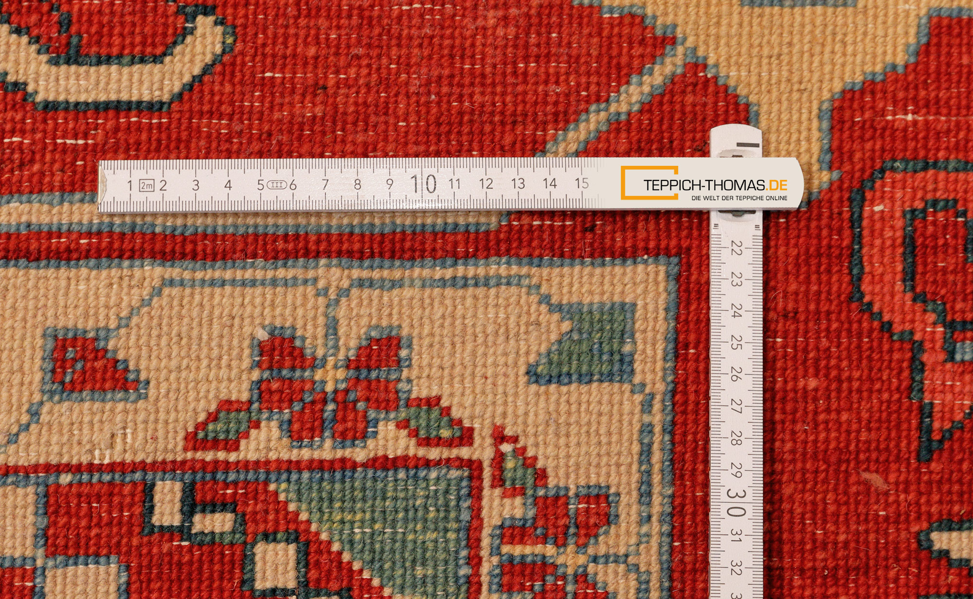 Azeri Orientteppich Schurwolle neu | Herismuster