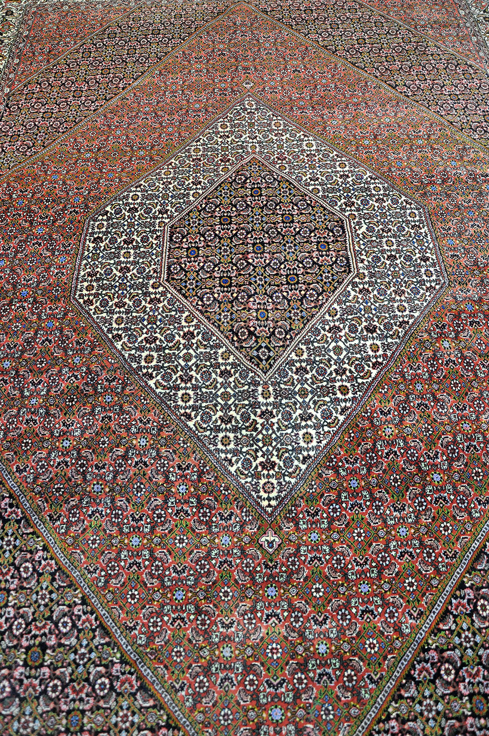 Bidjar Perserteppich Herati | Rautenmedaillon