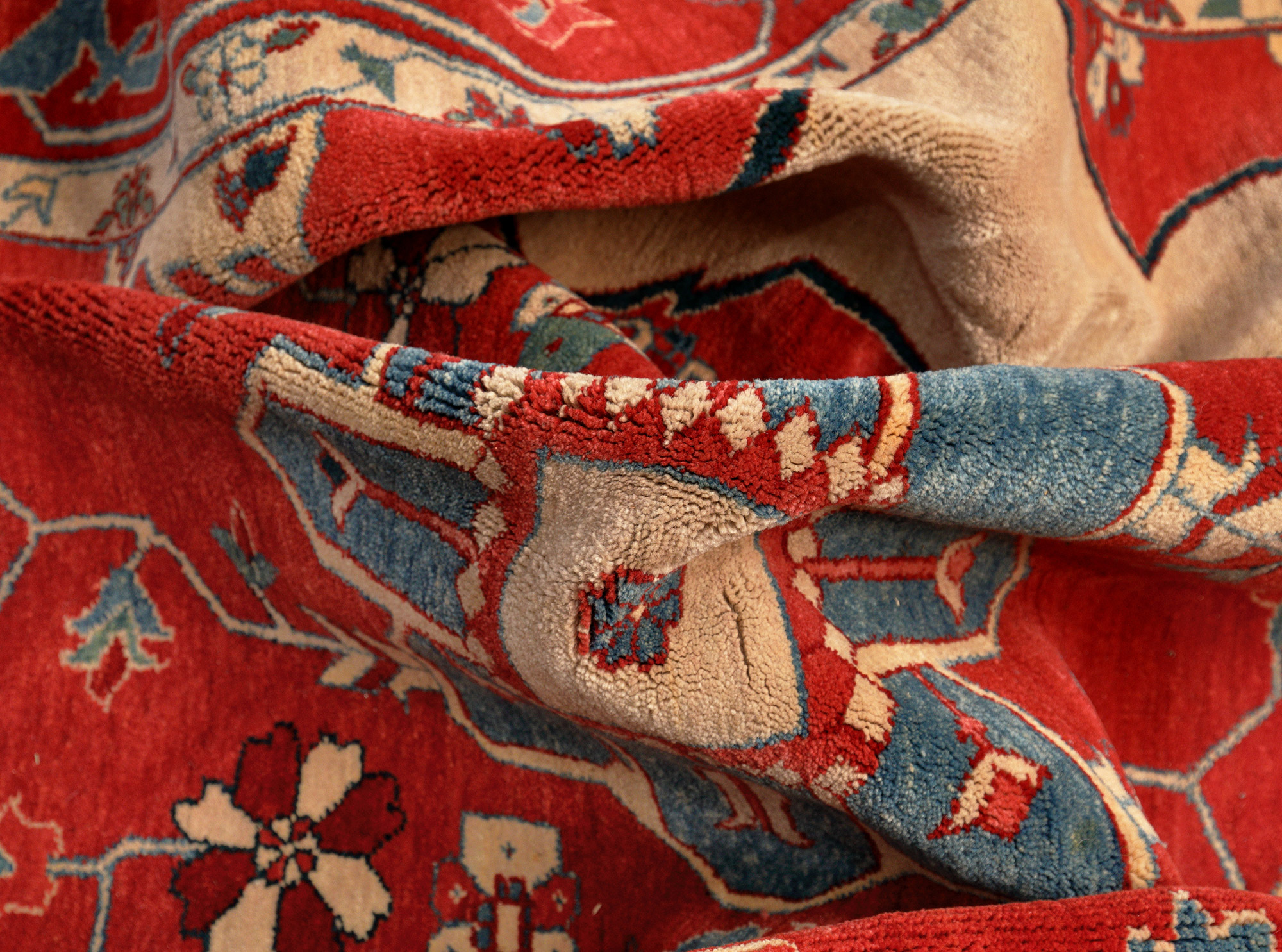 Azeri Orientteppich Schurwolle neu | Herismuster