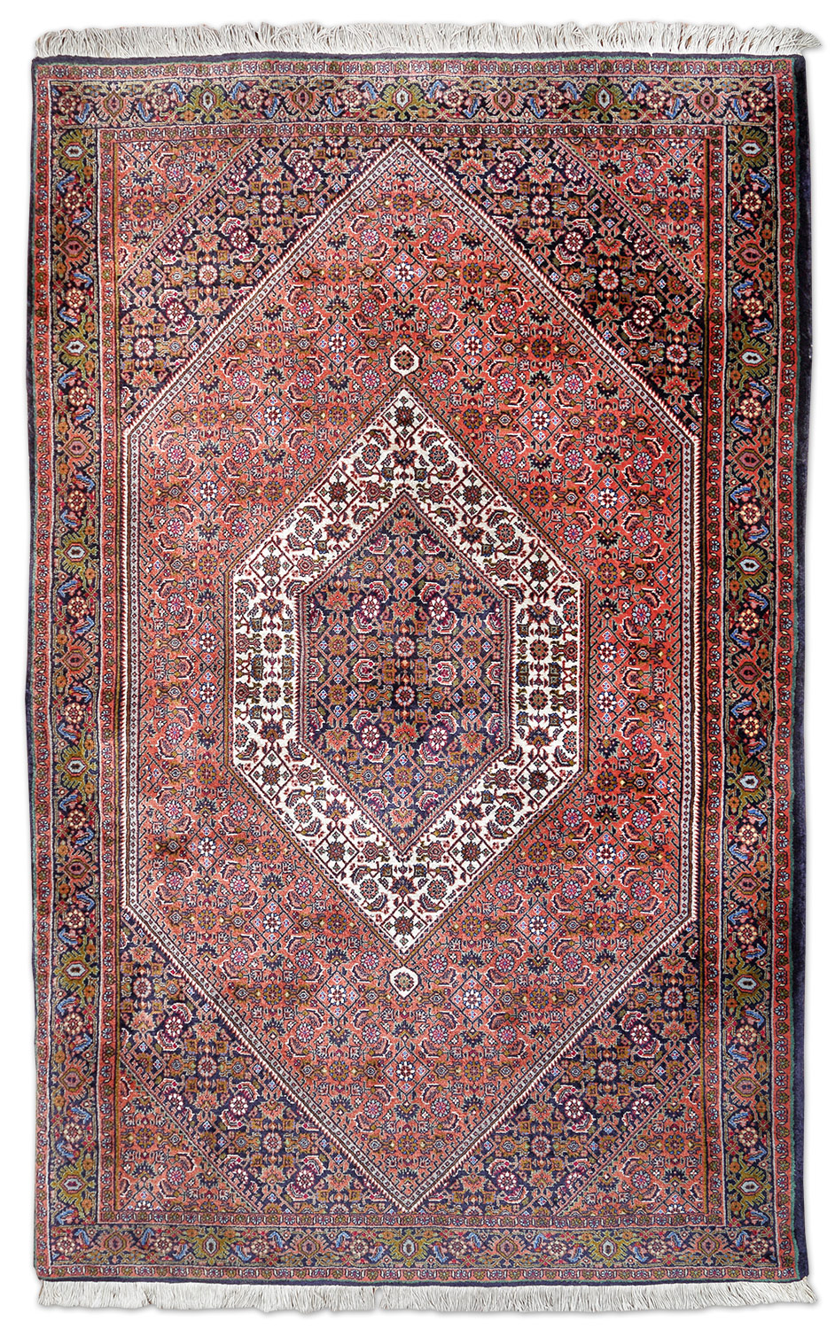 Bidjar Perserteppich Rautemedaillon | Herati-Muster Bidjar Perserteppich Rautemedaillon | Herati-Muster