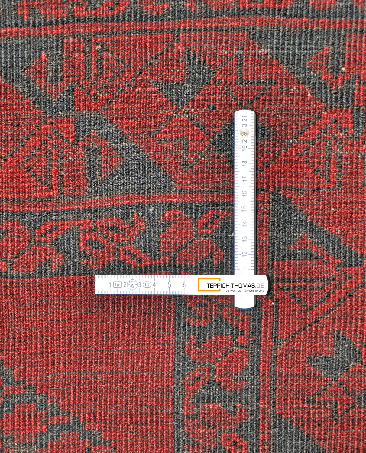 Ersari Orientteppich Turkestan alt | rostrot