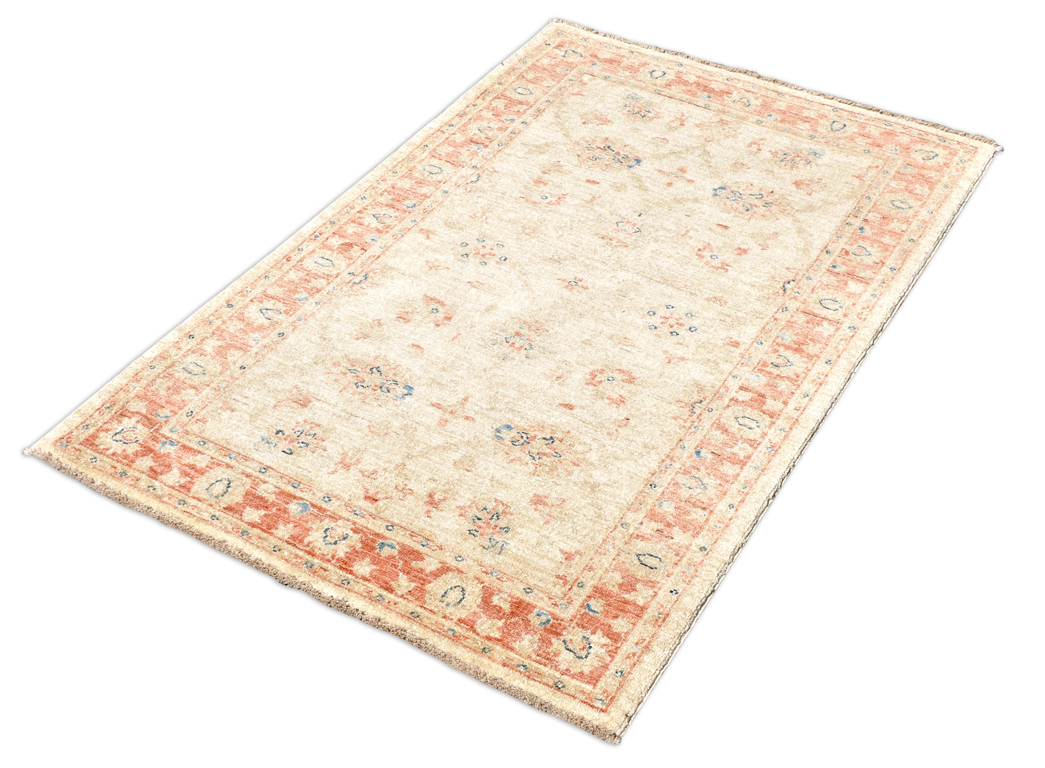 Ziegler Orientteppich Pakistan beige neu | Hochlandwolle