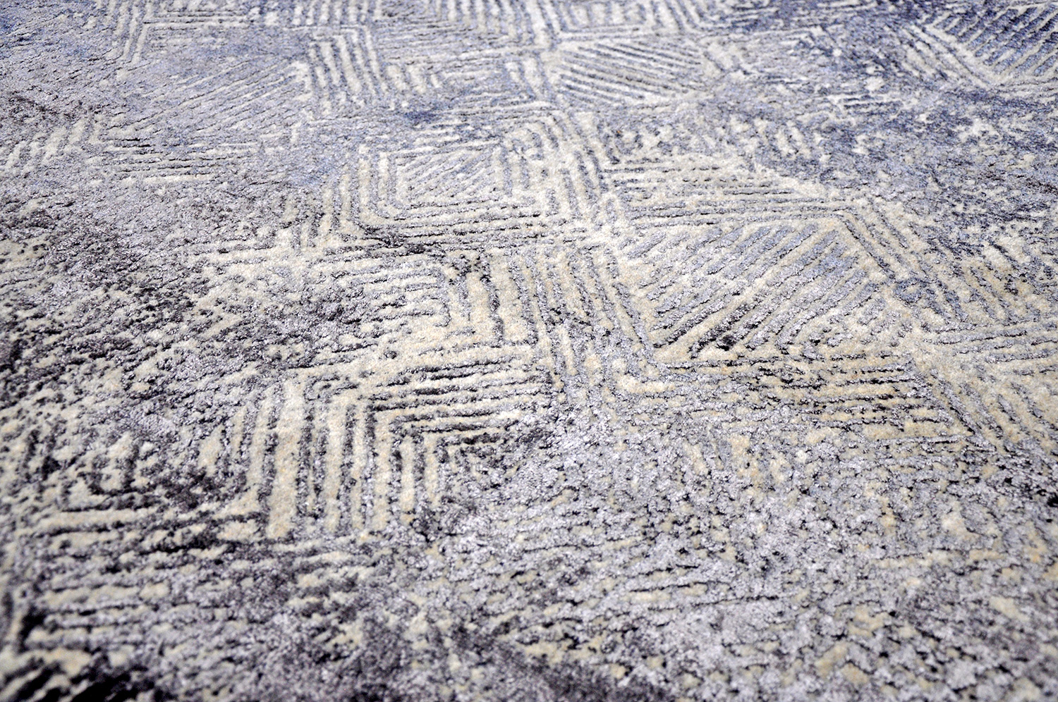 Thomas Handloomteppich Fine | Silver/Charcol