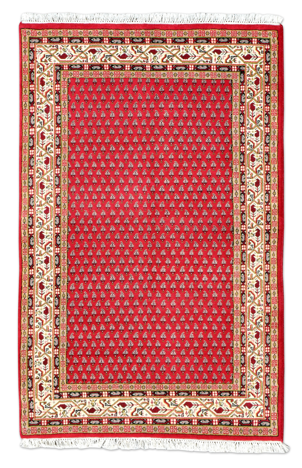 Mir Teppich Indien  rot | Schurwolle Mir Teppich Indien  rot | Schurwolle