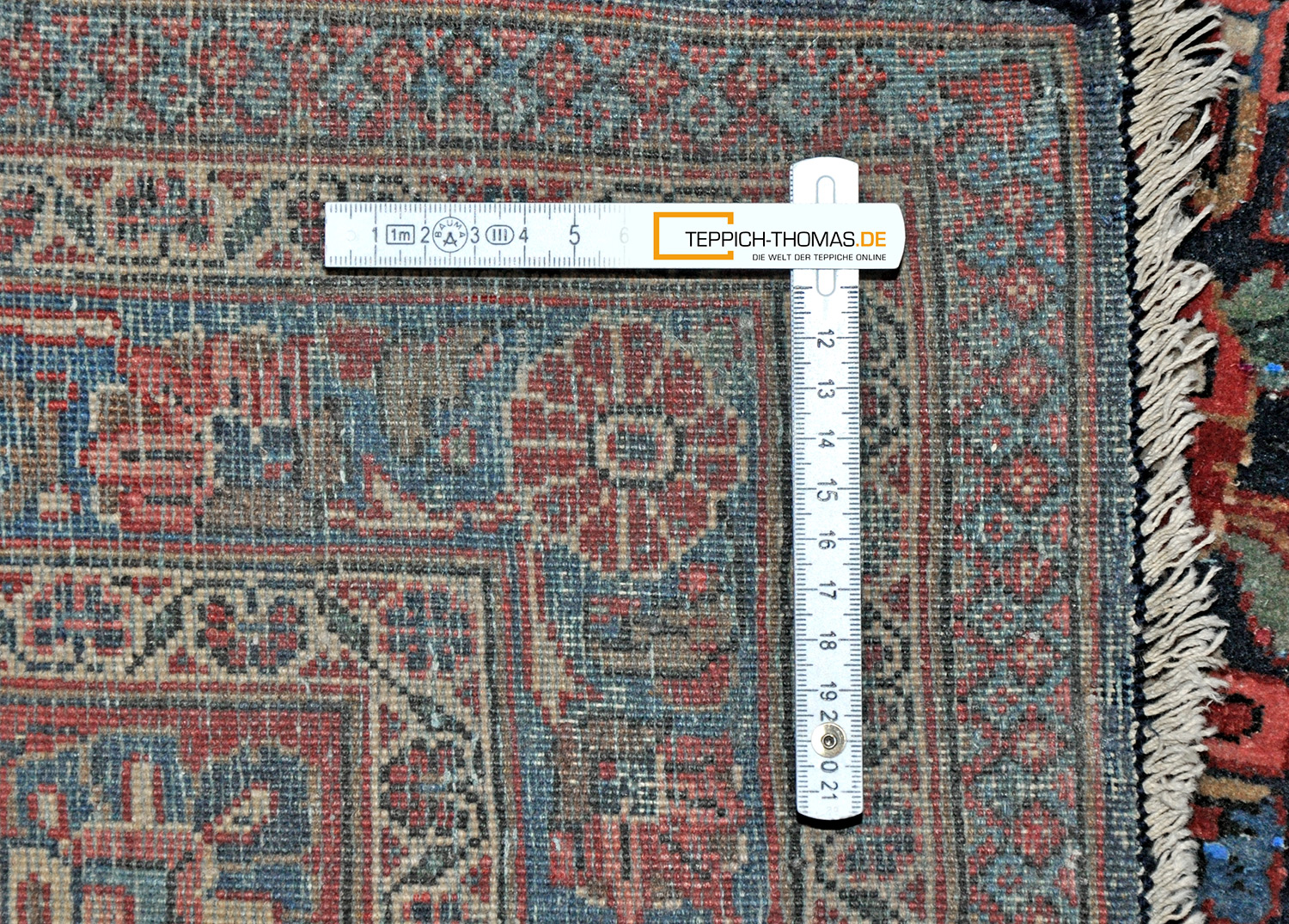 Keshan Perserteppich alt | Medaillon