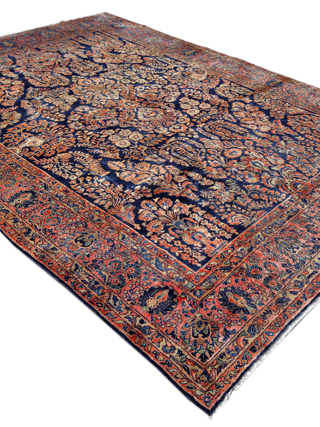 Amerikanischer Sarough Perserteppich antik | Medaillon