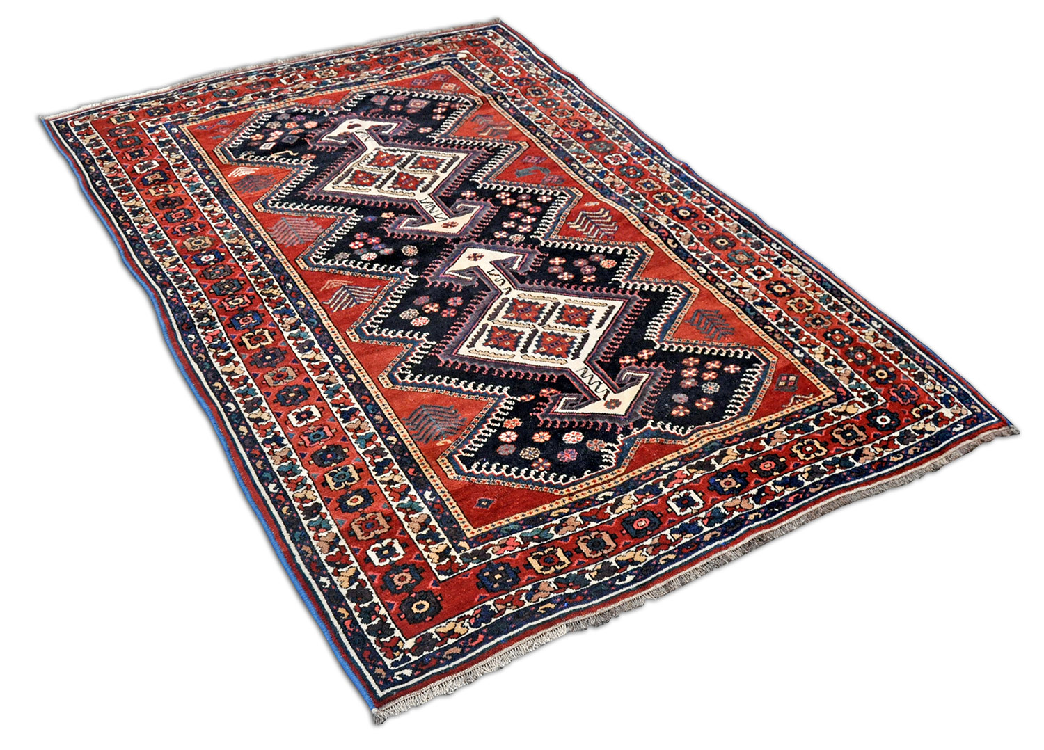 Niriz Perserteppich antik | Medaillon