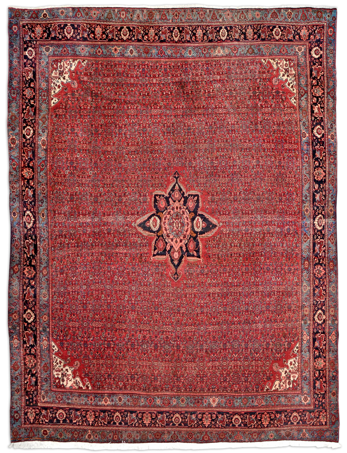 Kurden Bidjar Perserteppich alt | Übermaß Kurden Bidjar Perserteppich alt | Übermaß