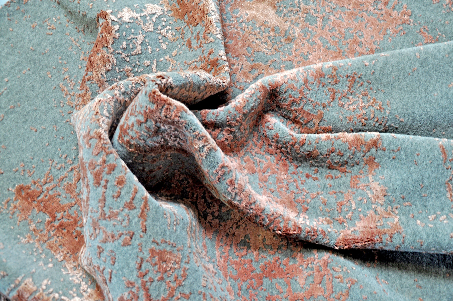 Thomas Handloomteppich Fine | Grey/Red