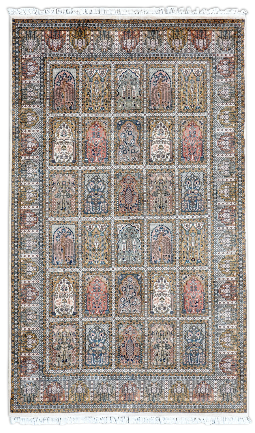 Felder Ghom Orientteppich Indien | Neuseelandwolle Felder Ghom Orientteppich Indien | Neuseelandwolle