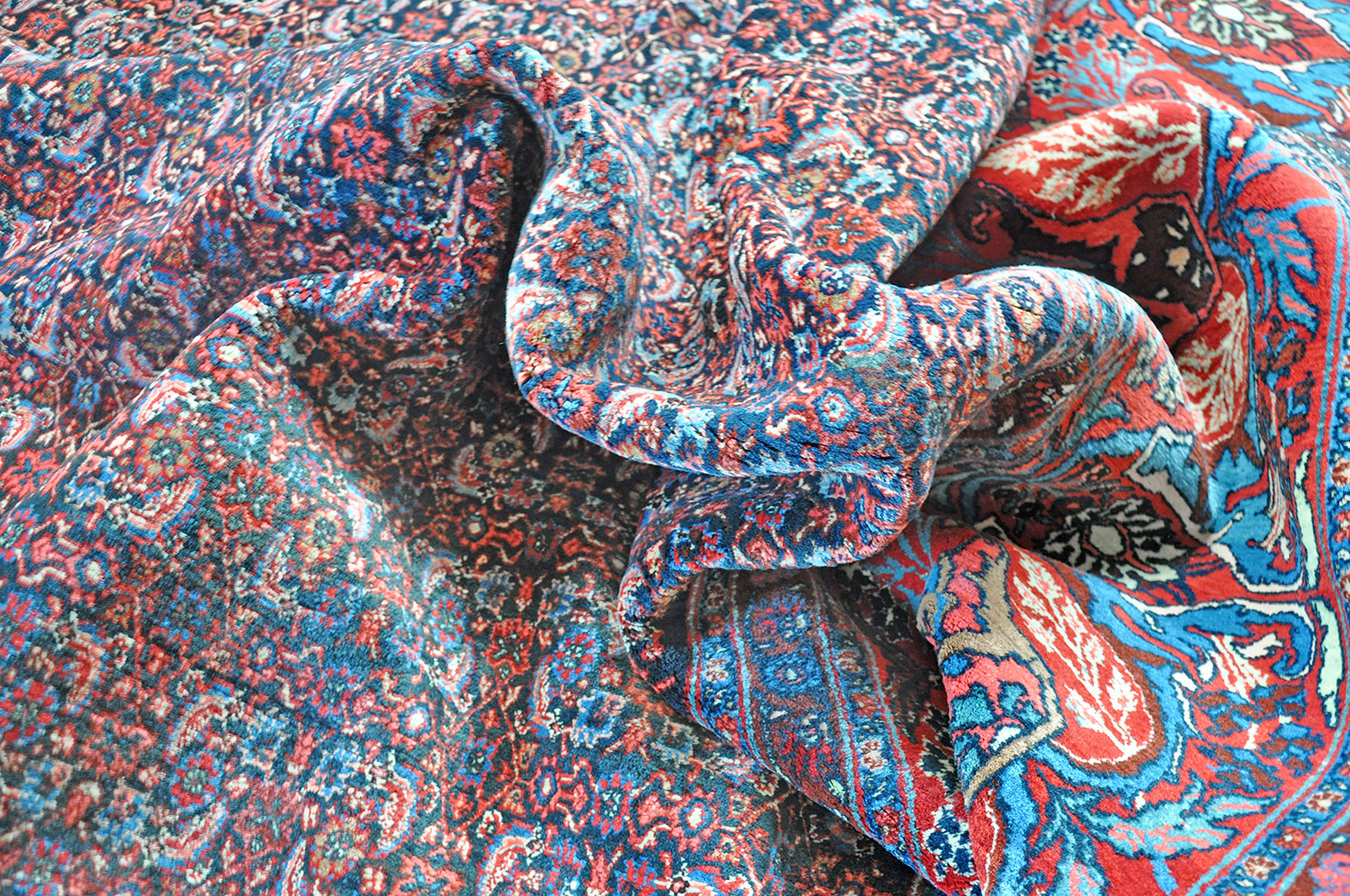 Bidjar Perserteppich alt Übermaß