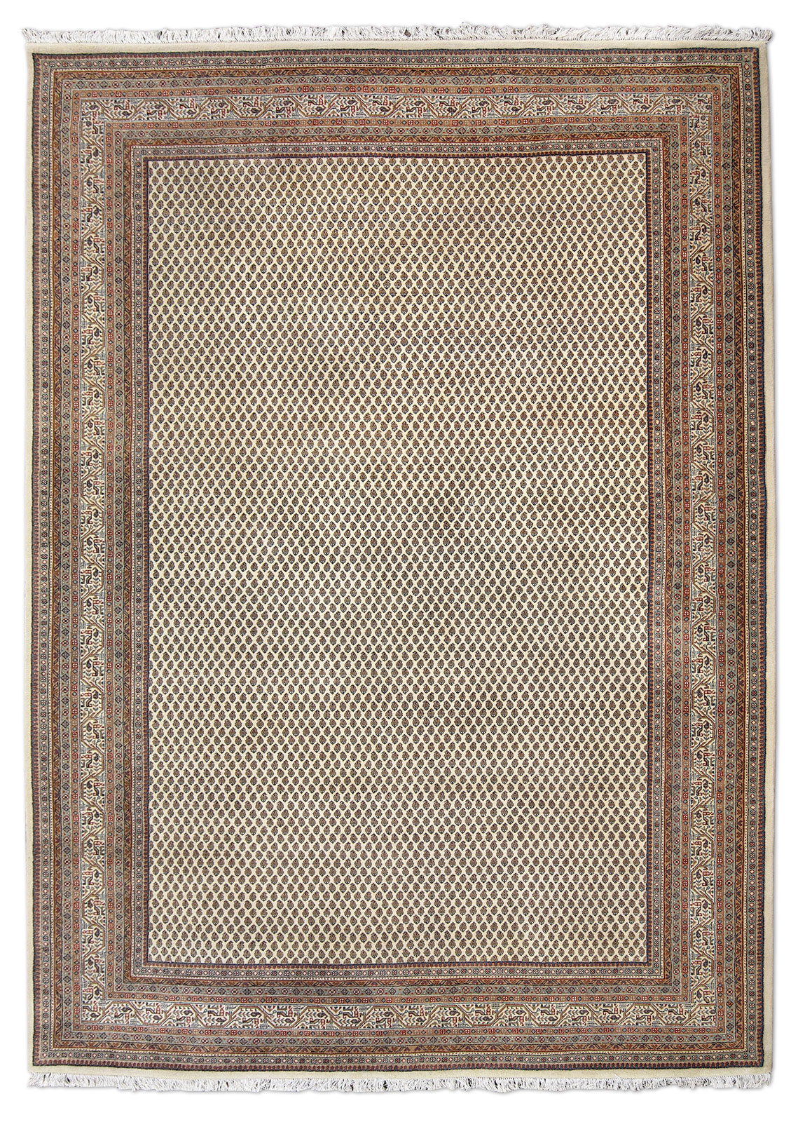 Mir Royal Orientteppich neu cream Indien | Neuseelandwolle Mir Royal Orientteppich neu cream Indien | Neuseelandwolle