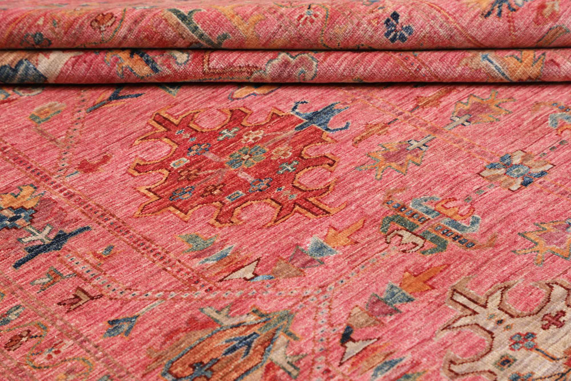 Kazak Royal Orientteppich Pakistan Schurwolle 477112 | Multi