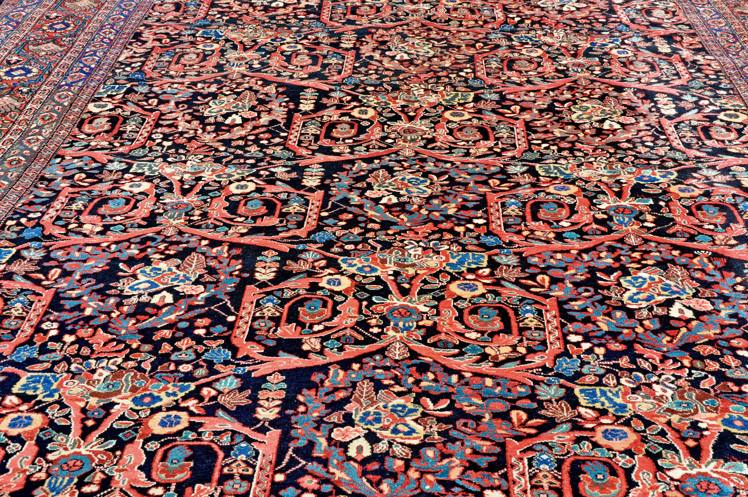 Sarough Mostofi Perserteppich alt | Westpersien um 1930