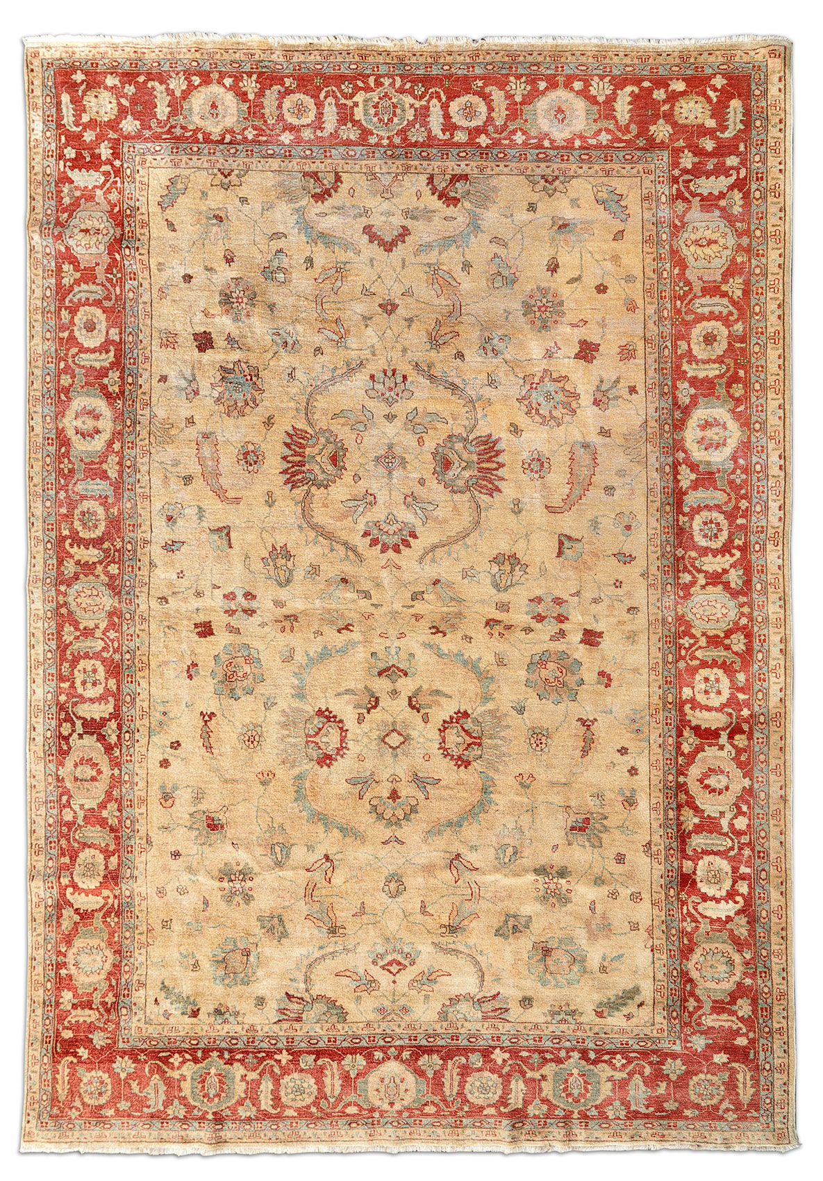 Ziegler Orientteppich neu Pakistan | Mahal-Muster Ziegler Orientteppich neu Pakistan | Mahal-Muster