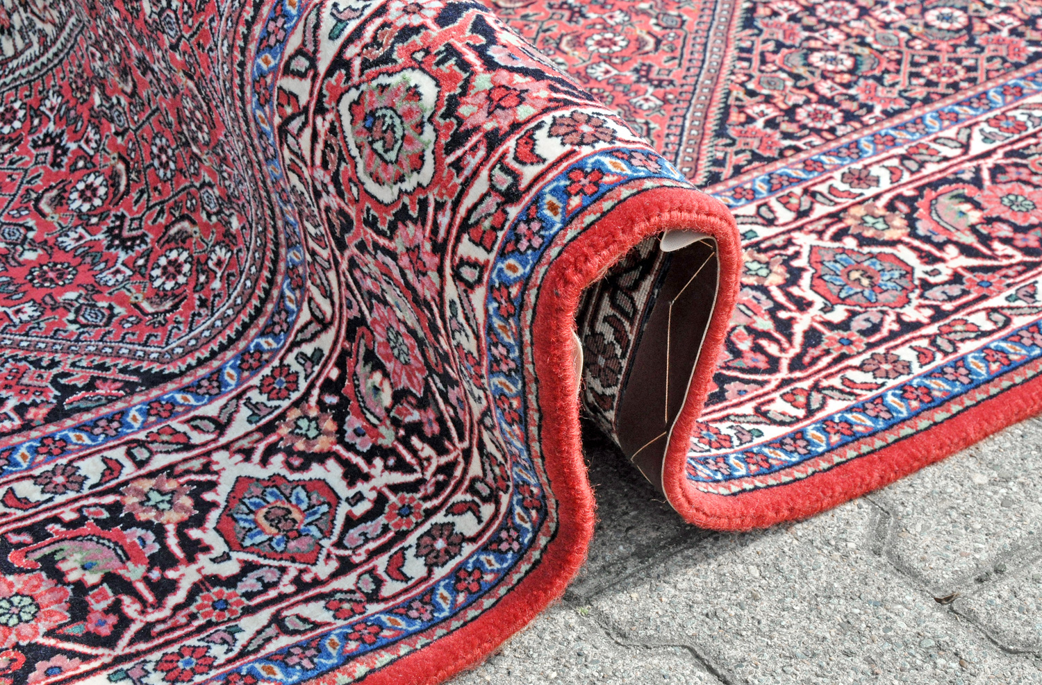 Bidjar Perserteppich rot | Hochlandwolle