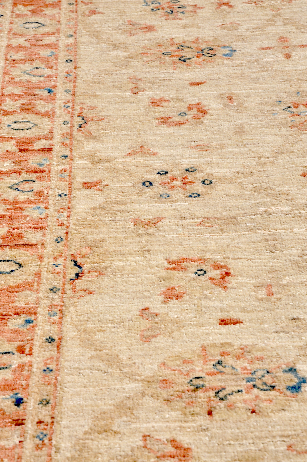 Ziegler Orientteppich Pakistan beige neu | Hochlandwolle