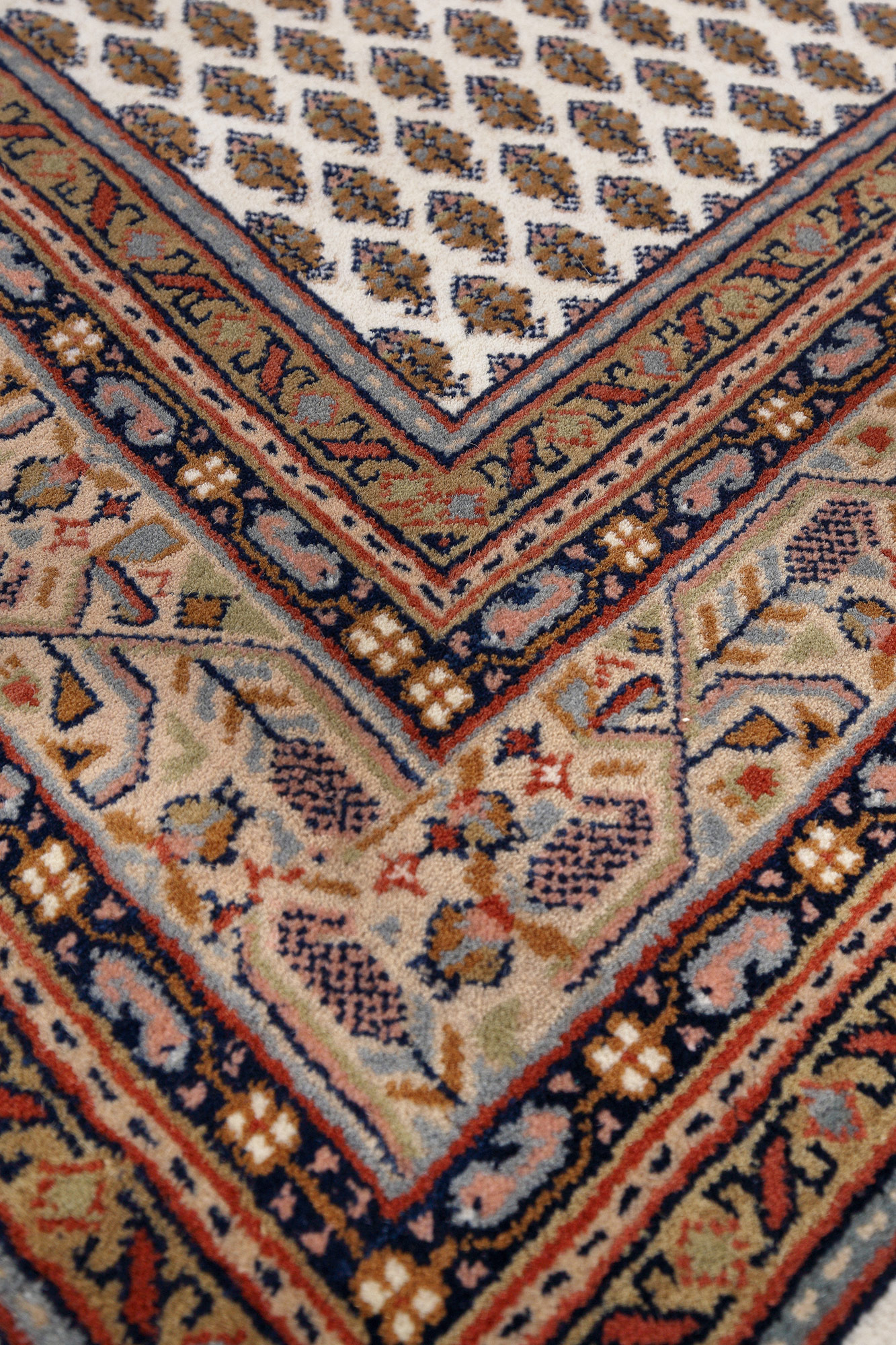 Mir Laxmi Orientteppich neu cream Indien | Schurwolle