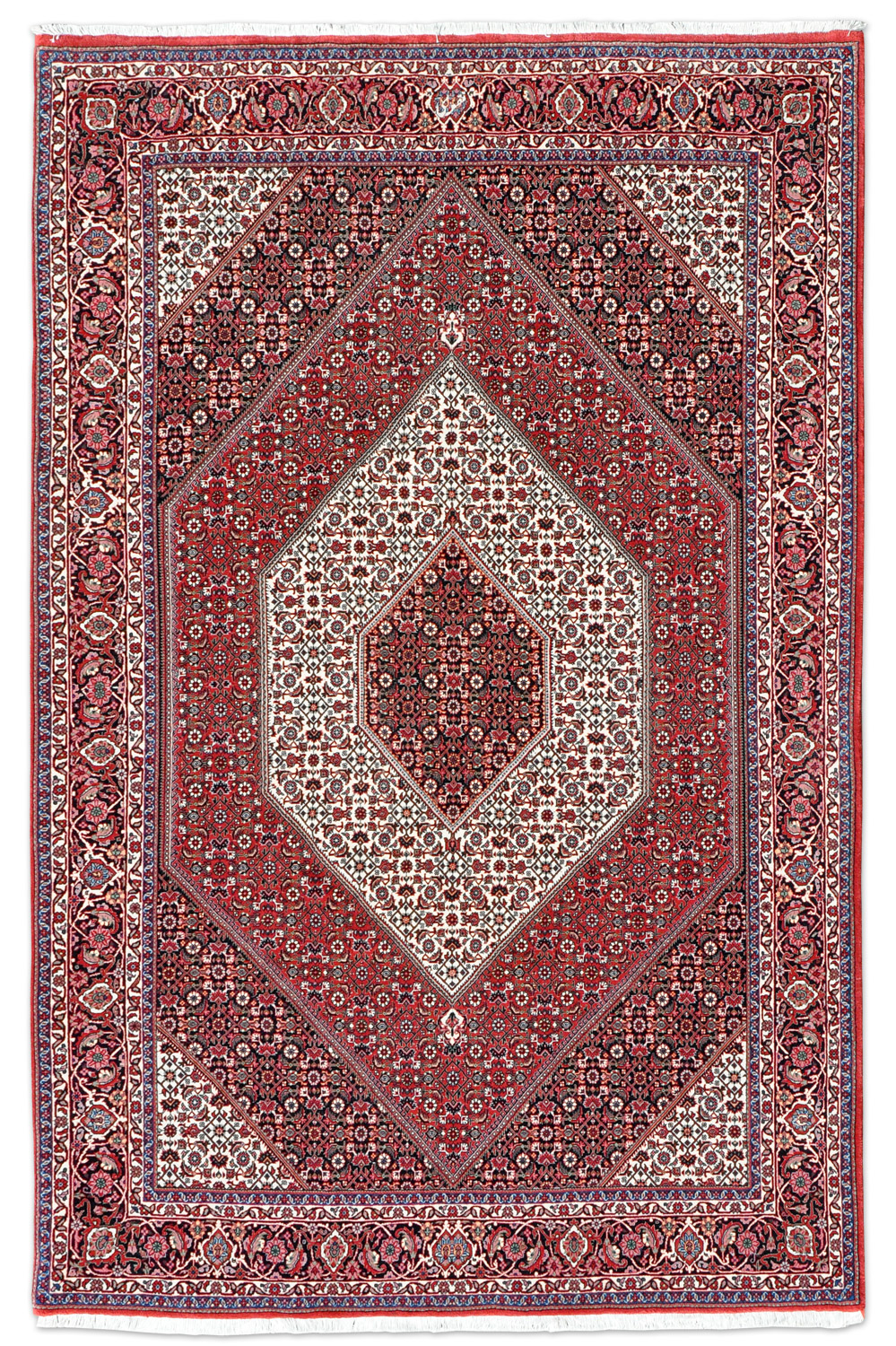Bidjar Perserteppich rot | Hochlandwolle Bidjar Perserteppich rot | Hochlandwolle
