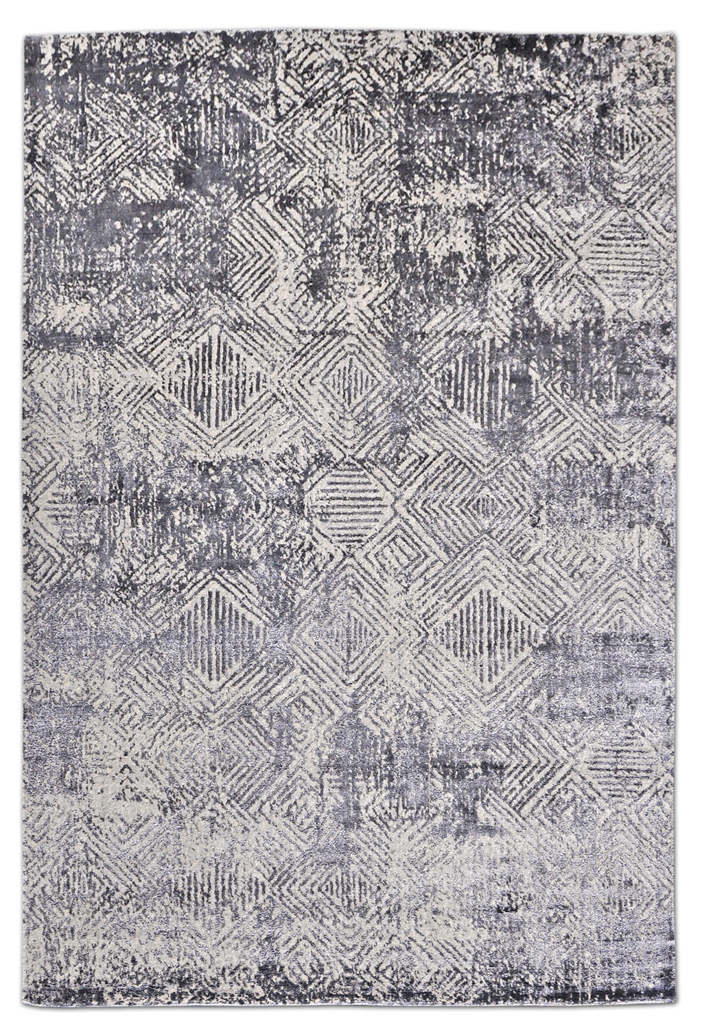 Thomas Handloomteppich Fine | Silver/Charcol