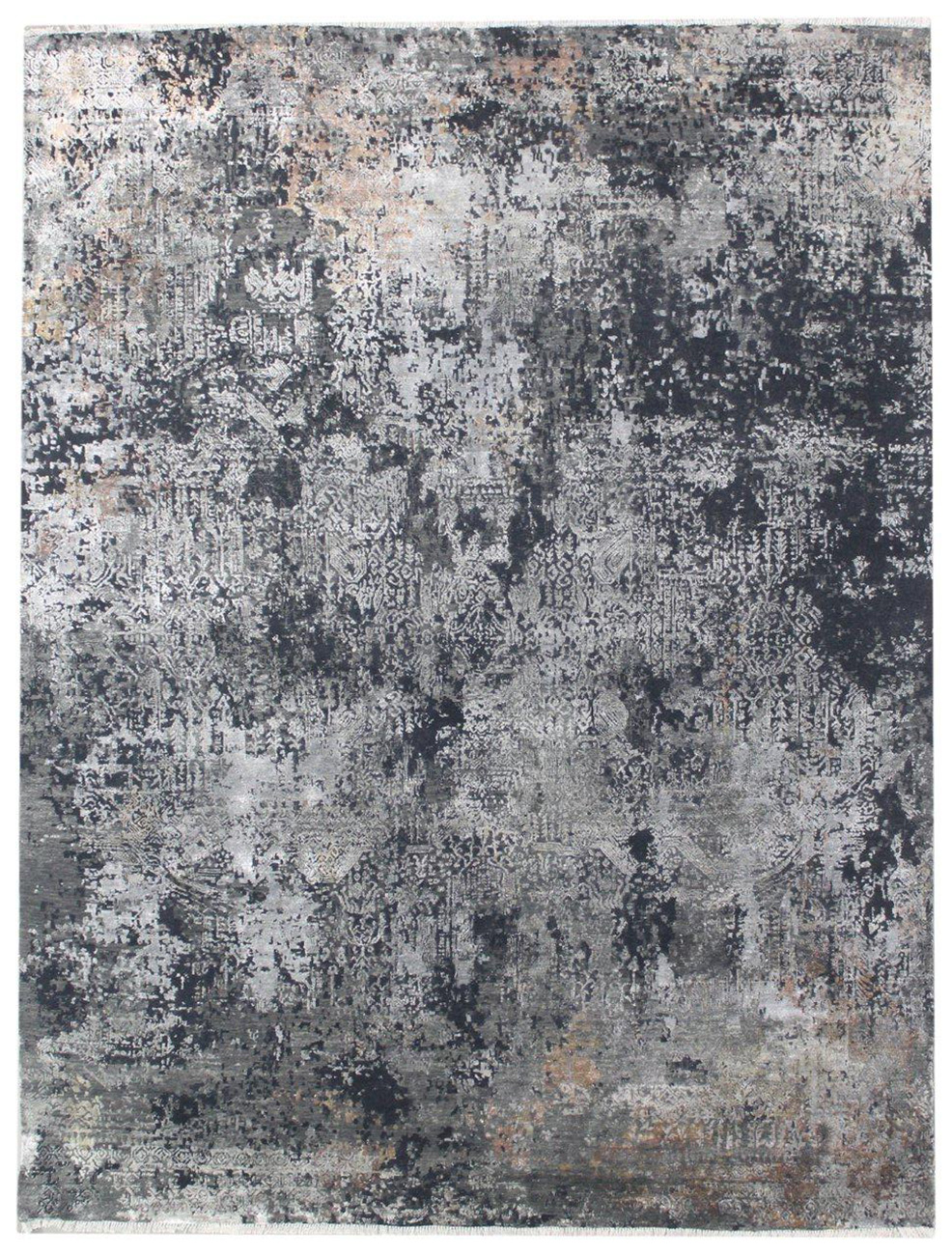 Thomas Designteppich Indien | schwarz