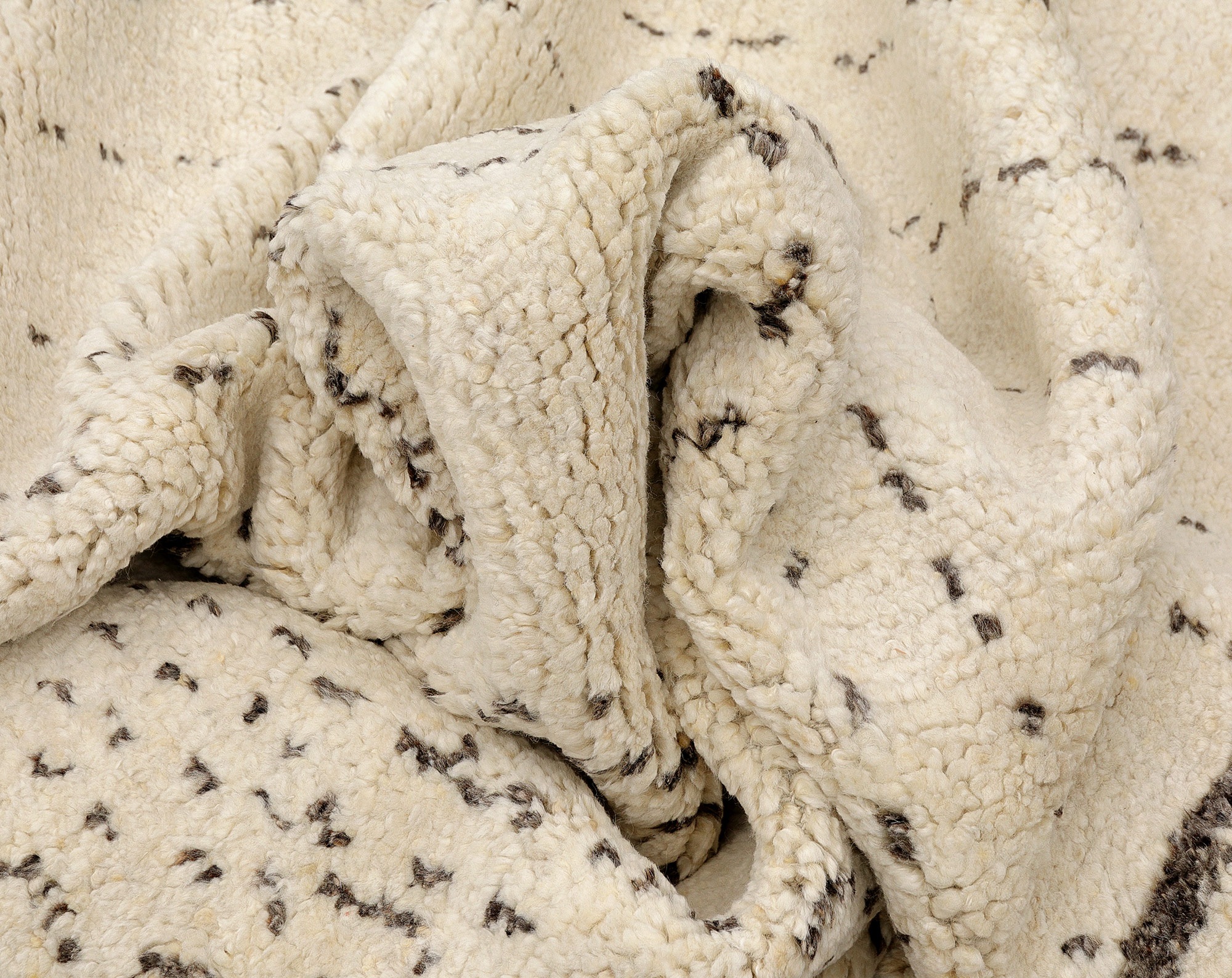 Thomas Marokko Handloomteppich Indien | Natural Ivory