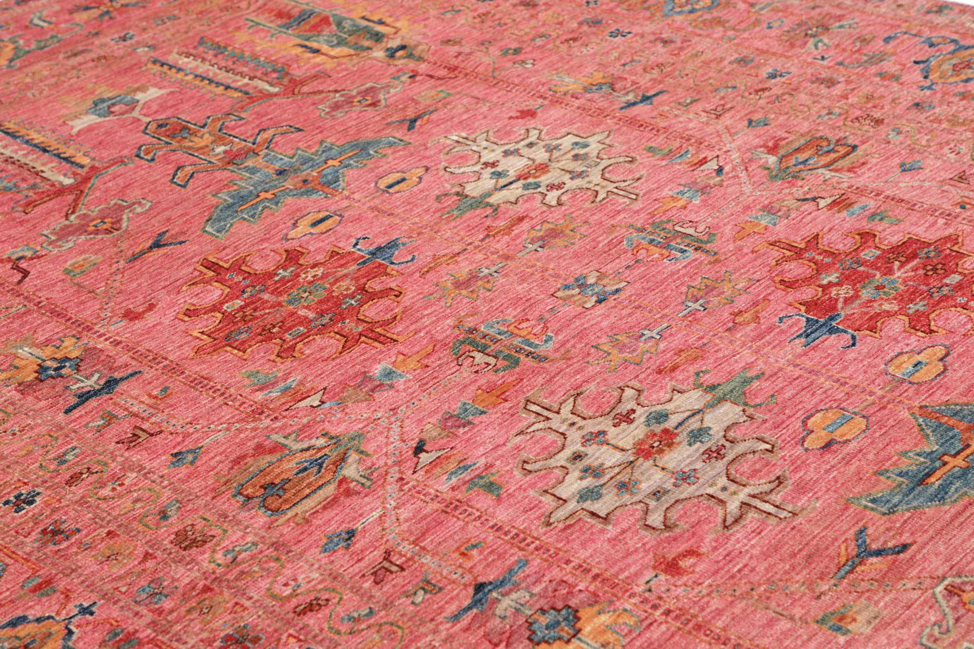 Kazak Royal Orientteppich Pakistan Schurwolle 477112 | Multi