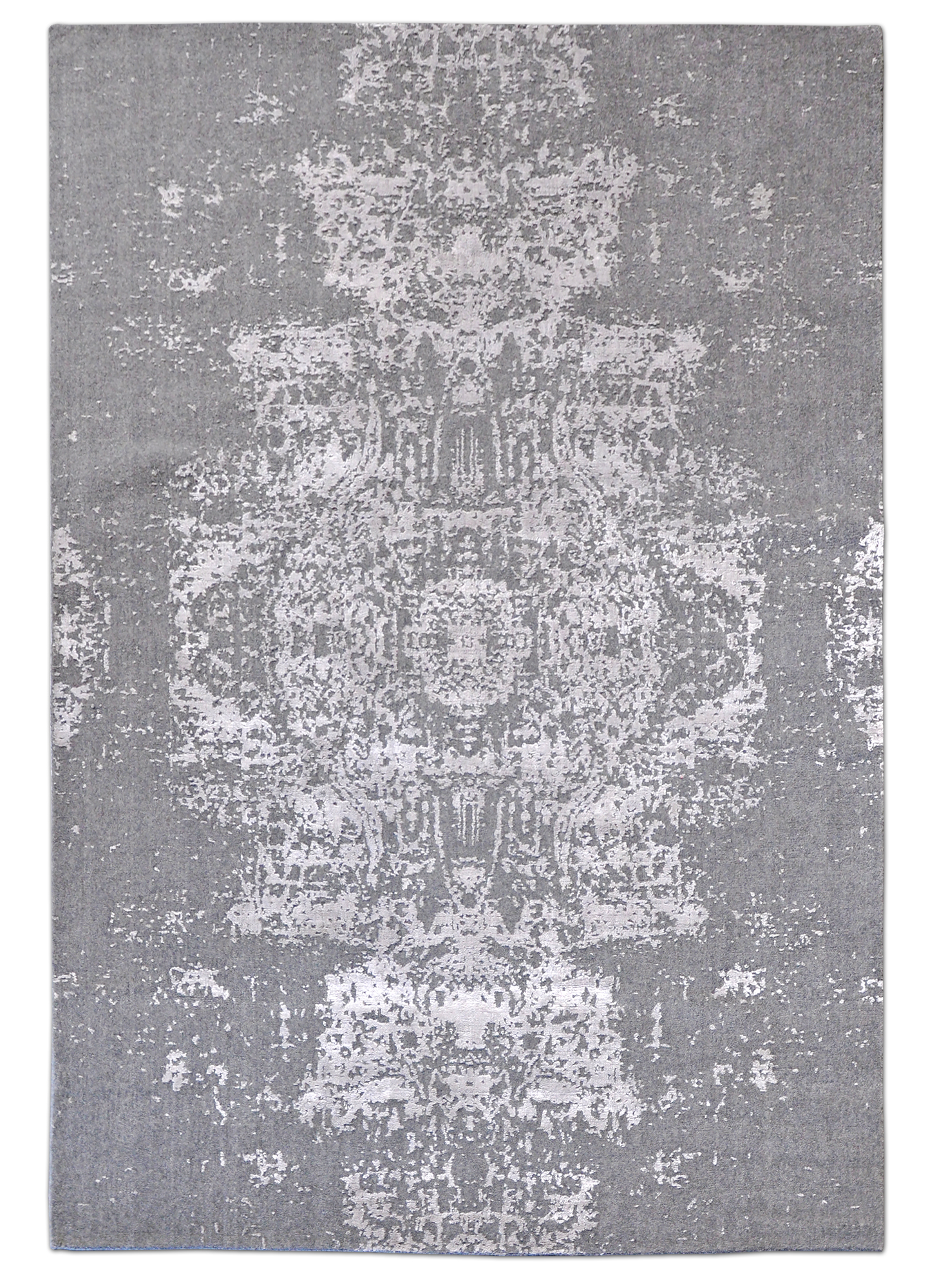 Thomas Handloomteppich Fine | Grey/Silver