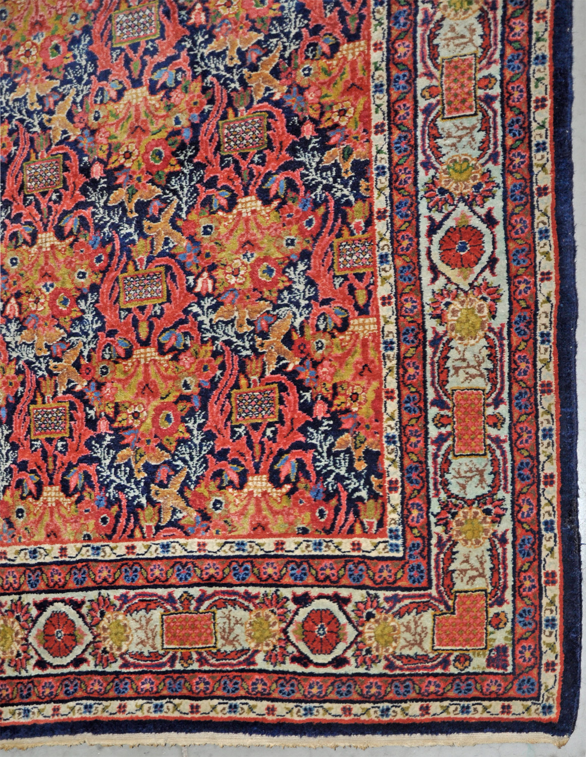 Bidjar Perserteppich alt | floral