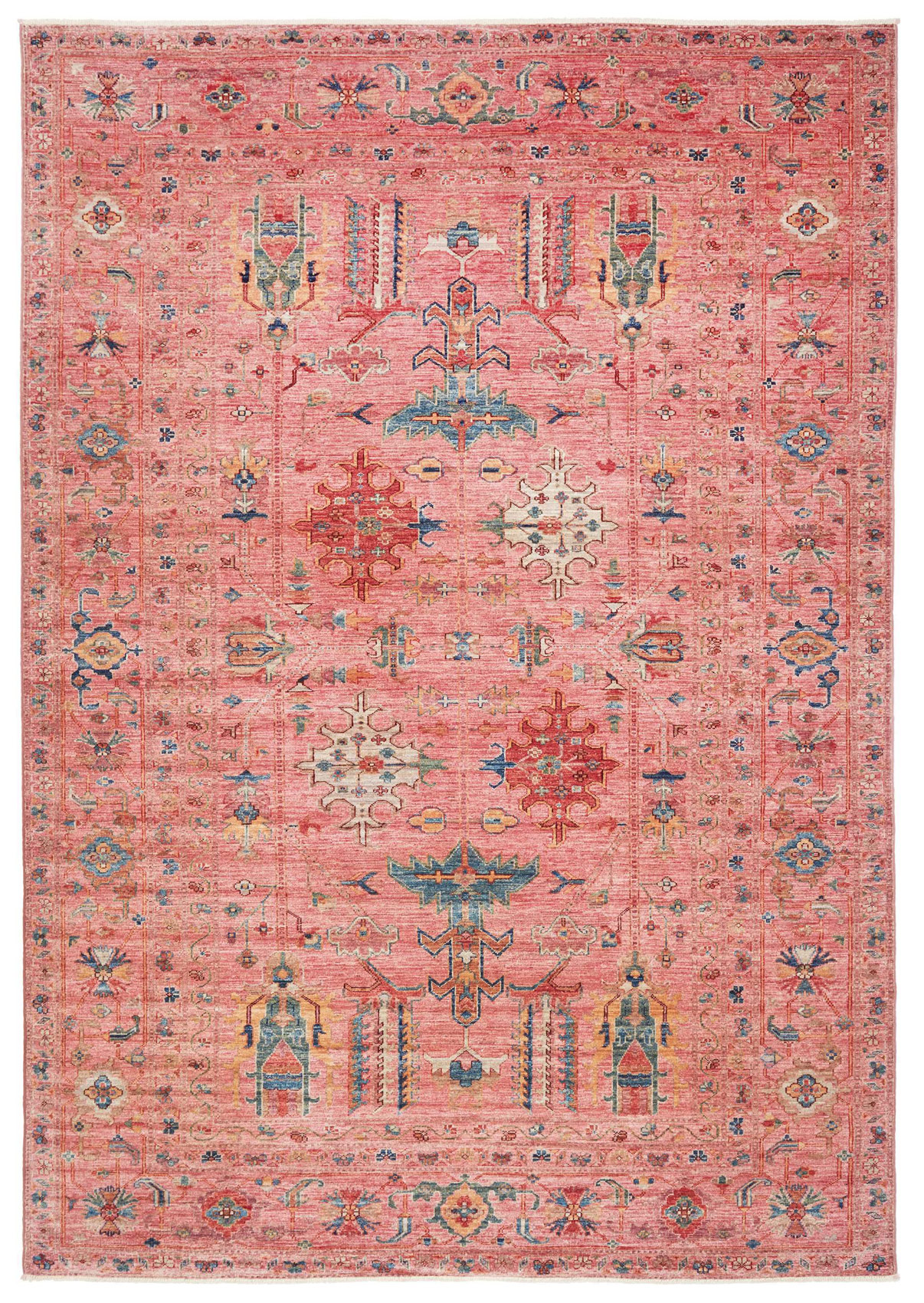 Kazak Royal Orientteppich Pakistan Schurwolle 477112 | Multi