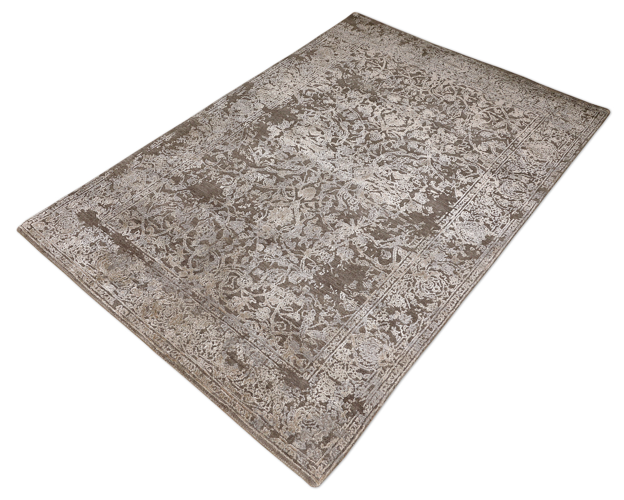 Thomas Designteppich Indien |  schwarz