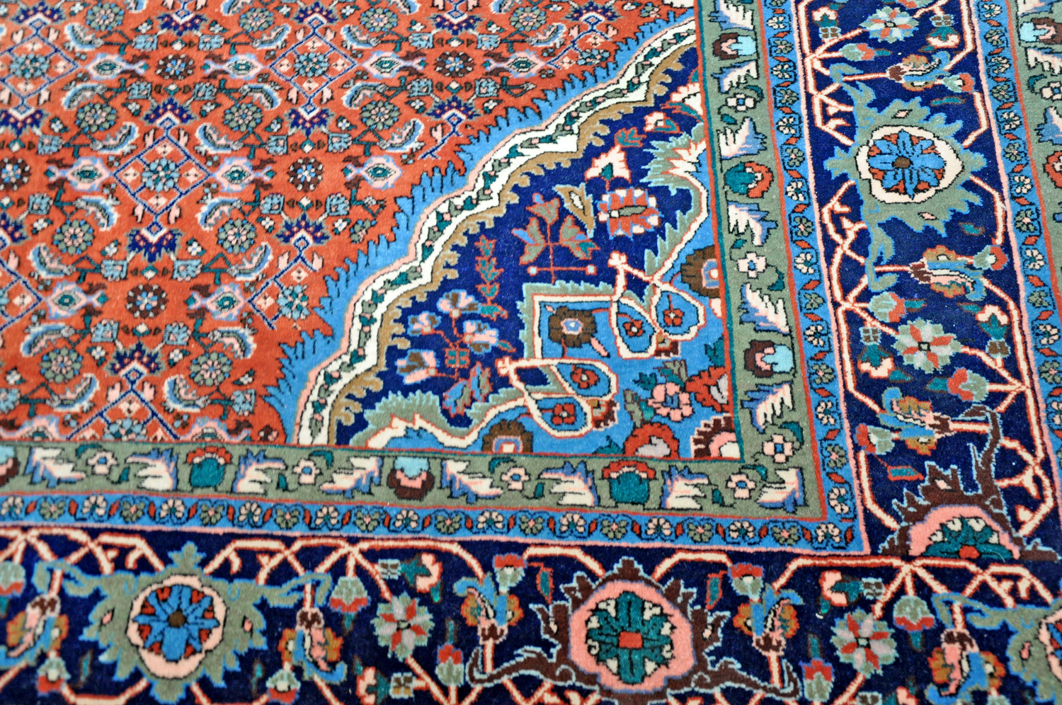 Bidjar Perserteppich | Herati-Muster