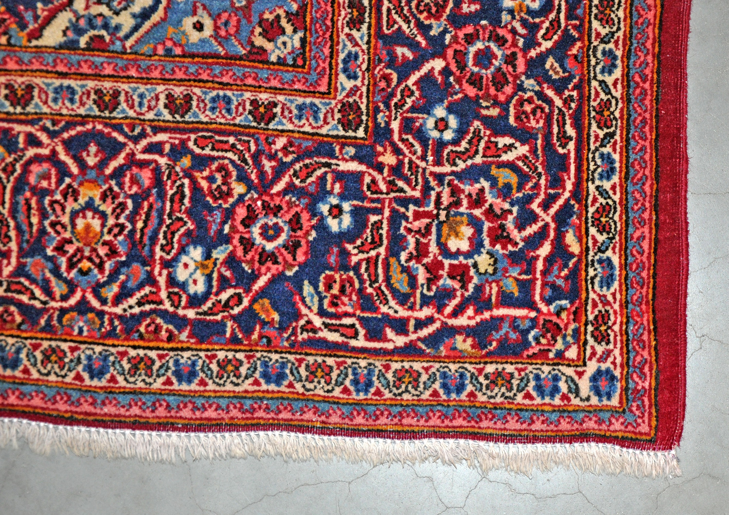 Keshan Perserteppich älter | Medaillon