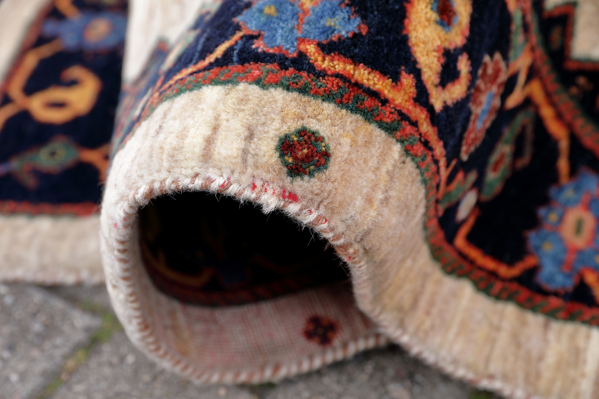 Janihali Perserteppich Die Wüste lebt | Schurwolle