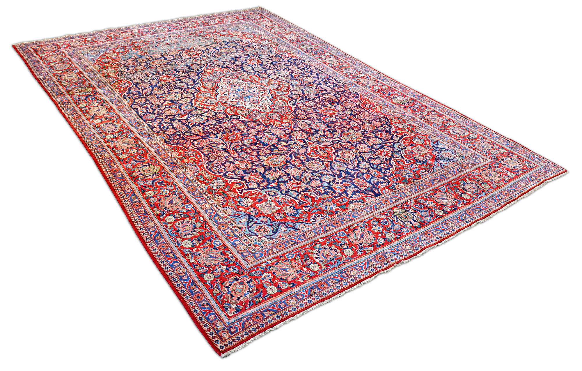 Keshan Kork Perserteppich alt | Wolle