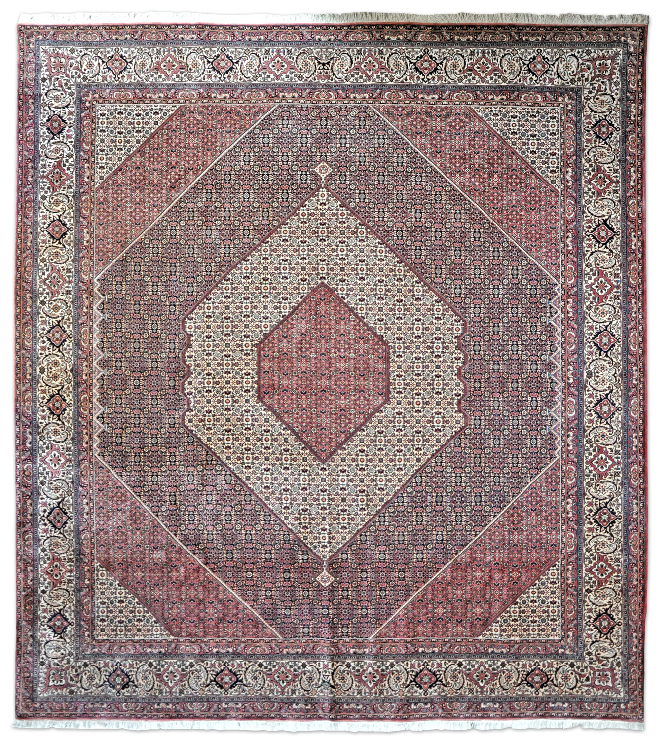 Bidjar Perserteppich Seide | Herati-Muster Bidjar Perserteppich Seide | Herati-Muster