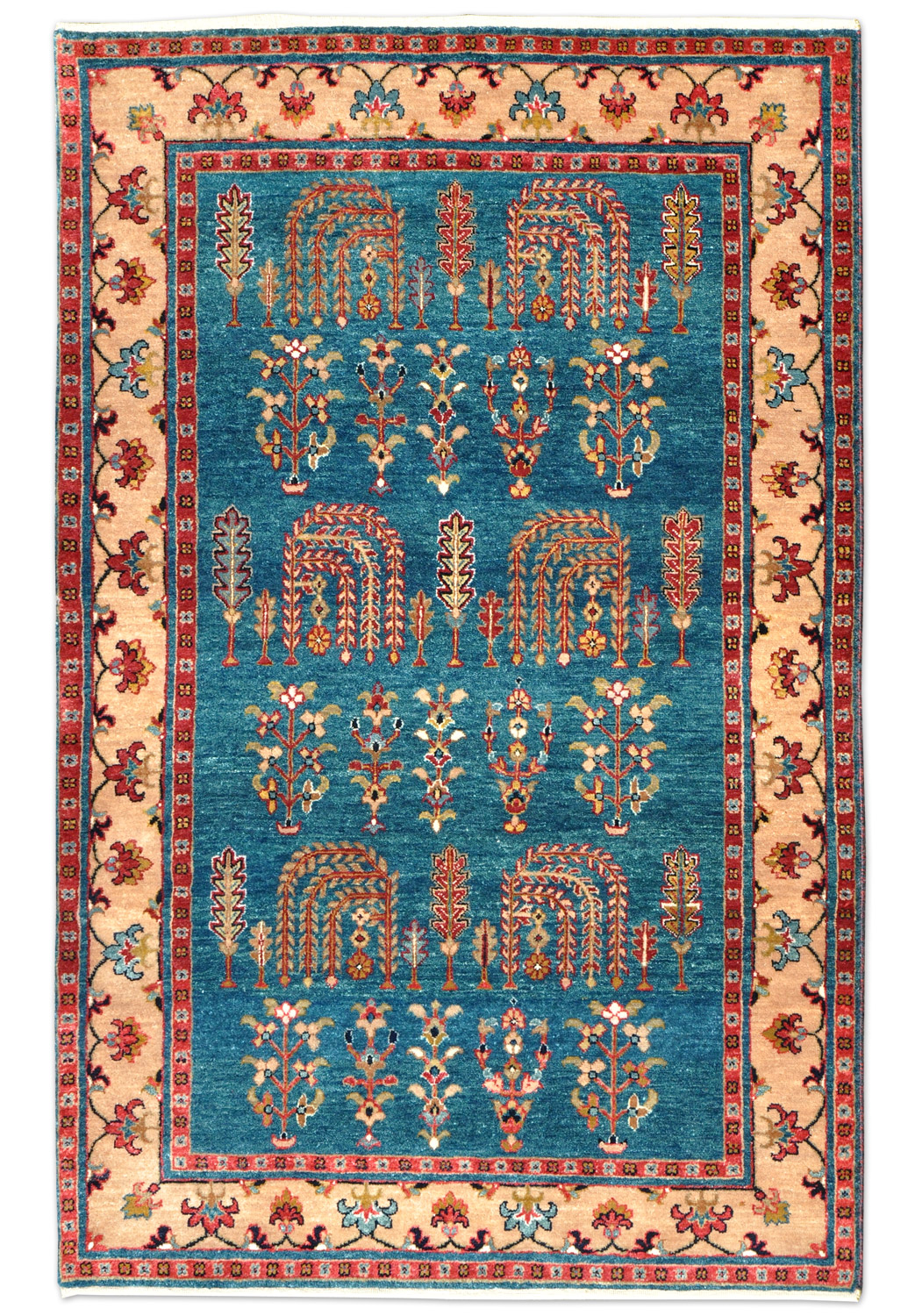 Loribaft Orientteppich neu Indien | Schurwolle Loribaft Orientteppich neu Indien | Schurwolle