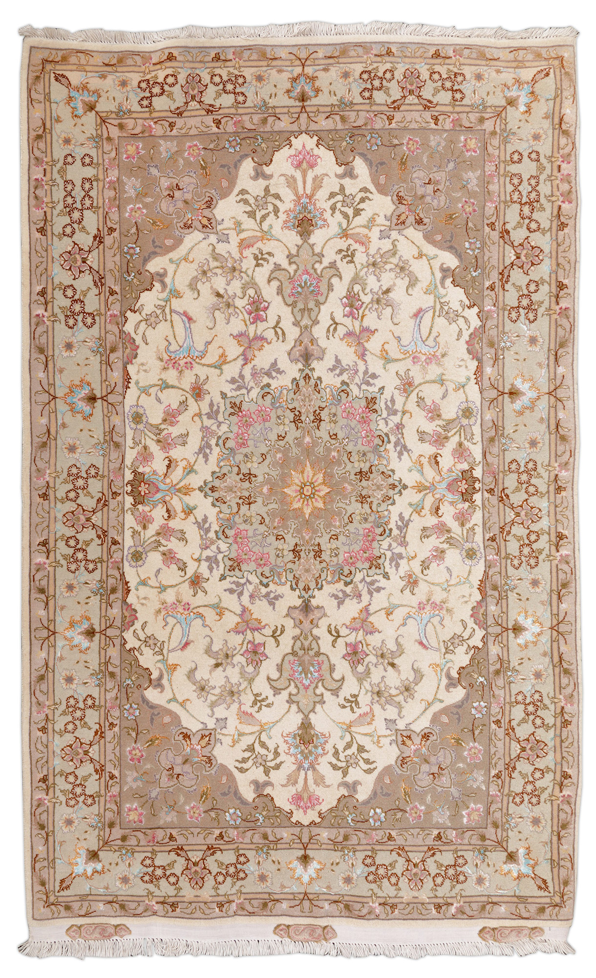 Täbriz Perserteppich neu 60 Raj | Floral Täbriz Perserteppich neu 60 Raj | Floral