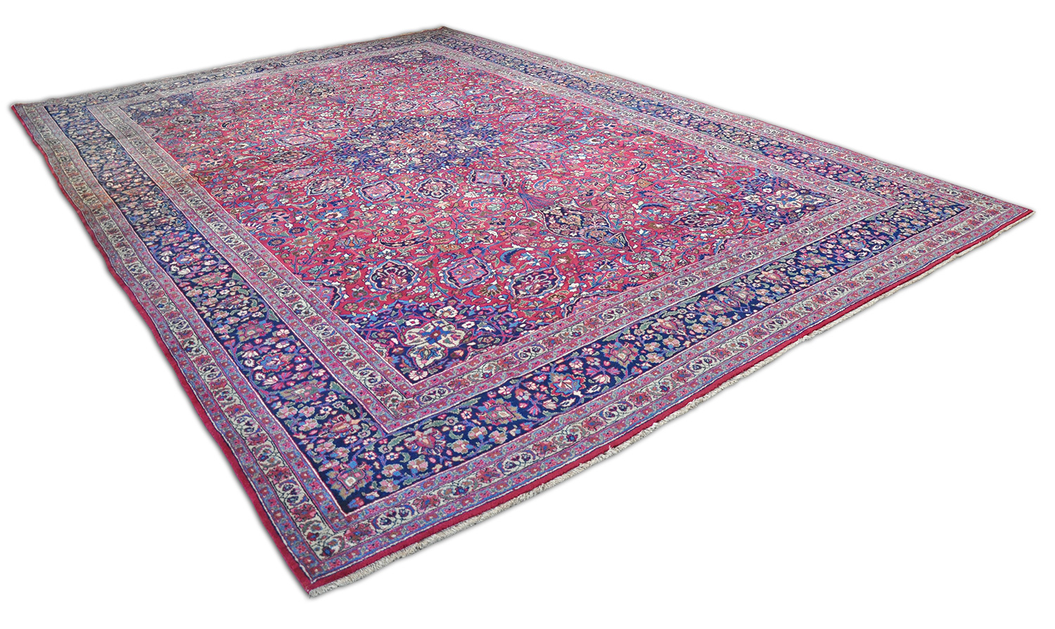 Mesched Perserteppich alt Übermaß | Medaillon