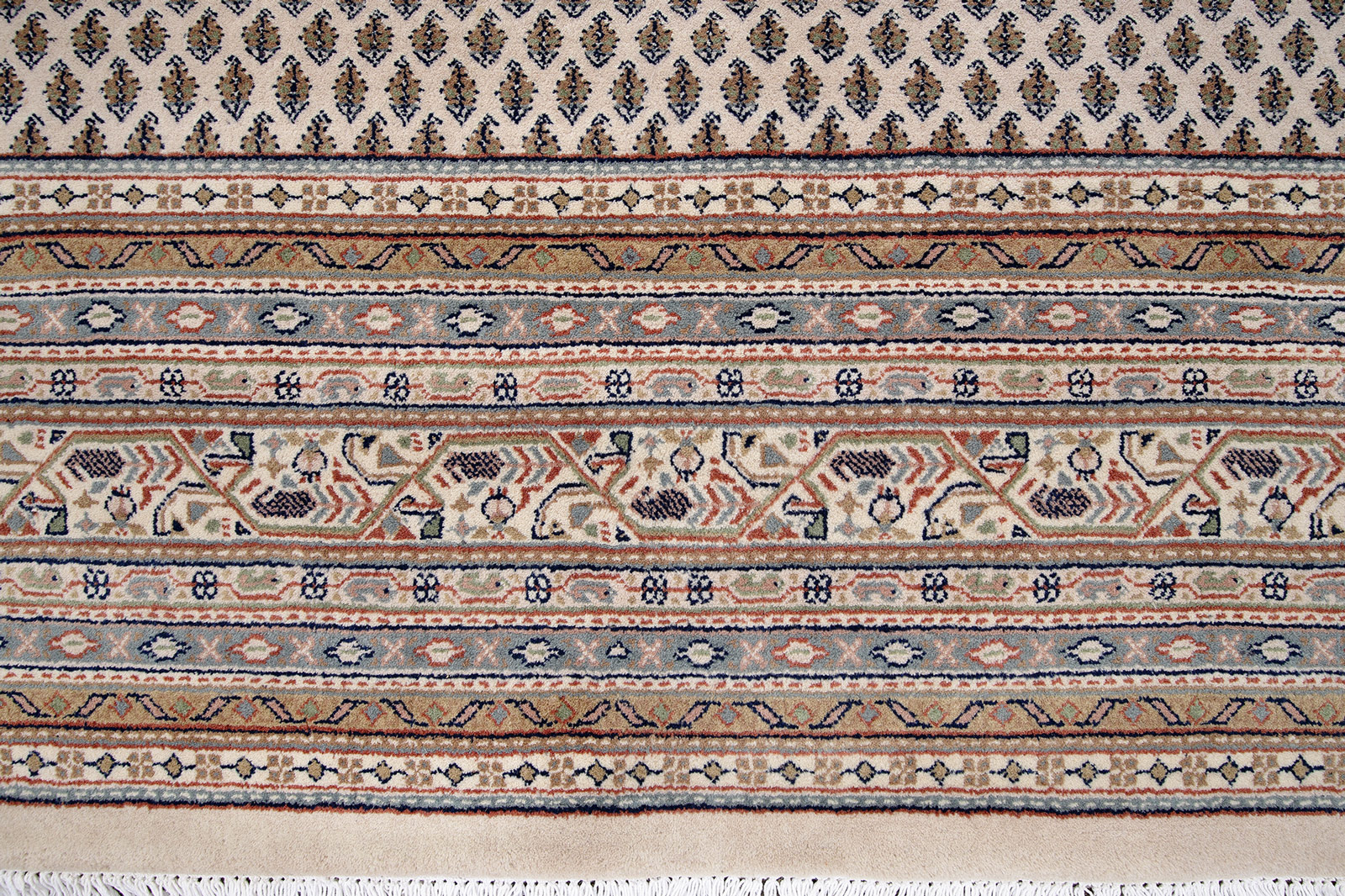 Mir Laxmi Orientteppich neu beige pestal | Schurwolle