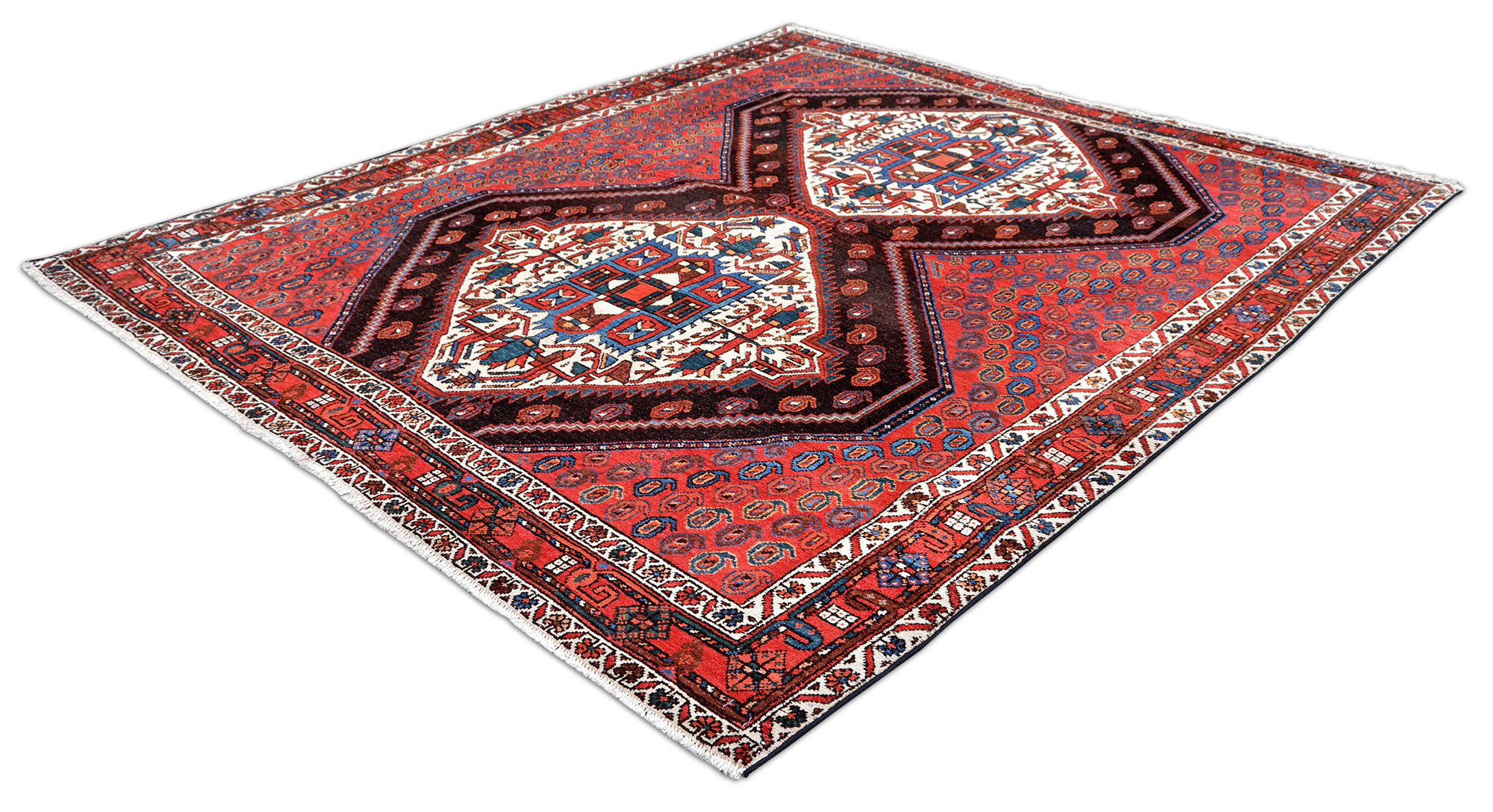 Maslaghan Perserteppich alt | Botehmuster