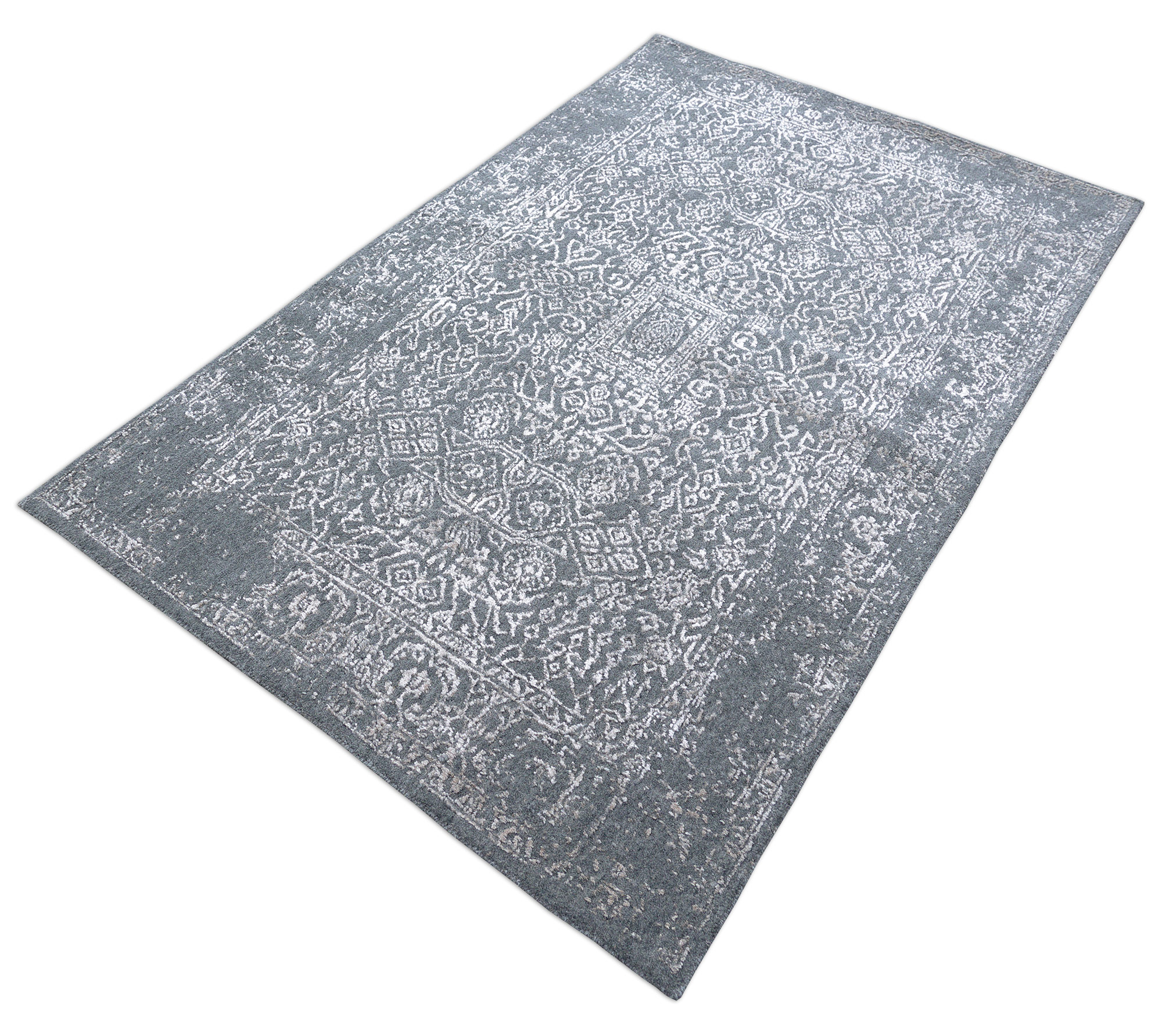 Thomas Teppich Handloom Jaquard Fine | Grey/Silver