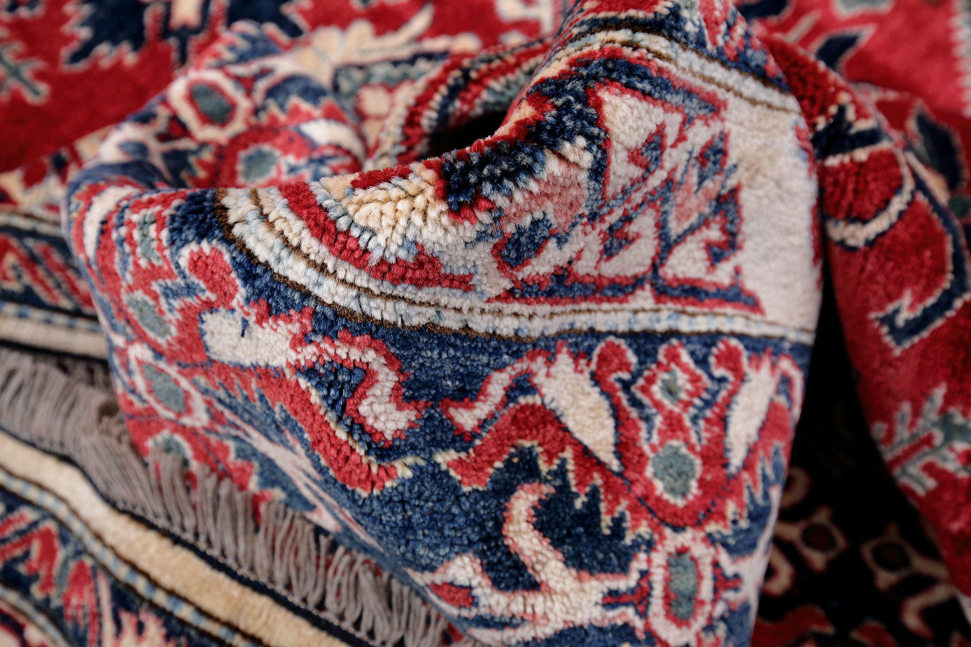 Kazak Orientteppich Afghanistan neu | Allover