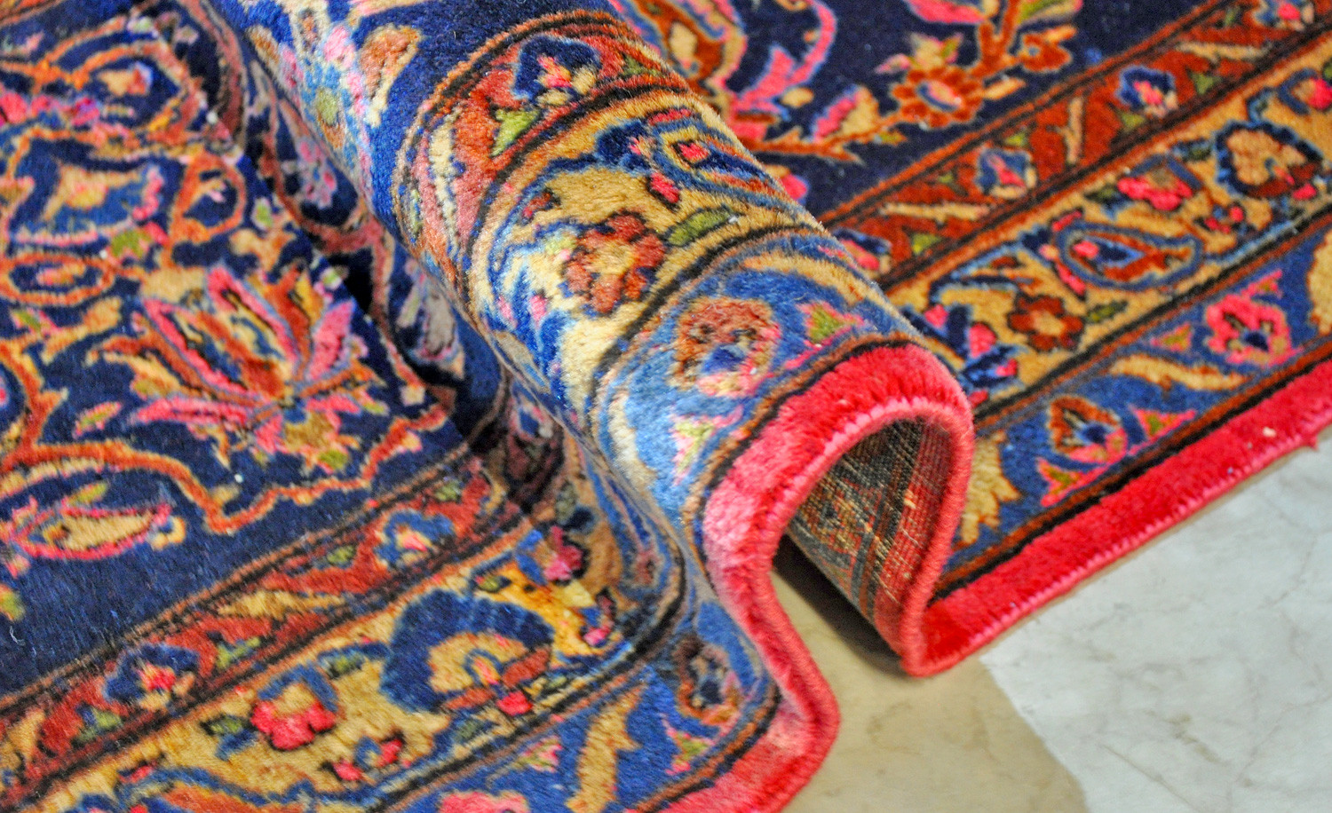 Dhabir Keshan Perserteppich antik | Manchesterwolle