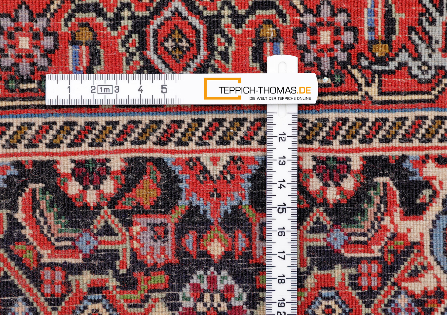 Bidjar Perserteppich neu Läufer | Herati-Muster