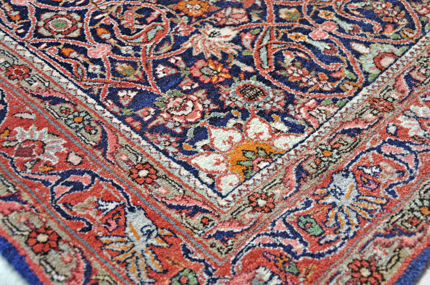 Bidjar Perserteppich alt | Medaillon