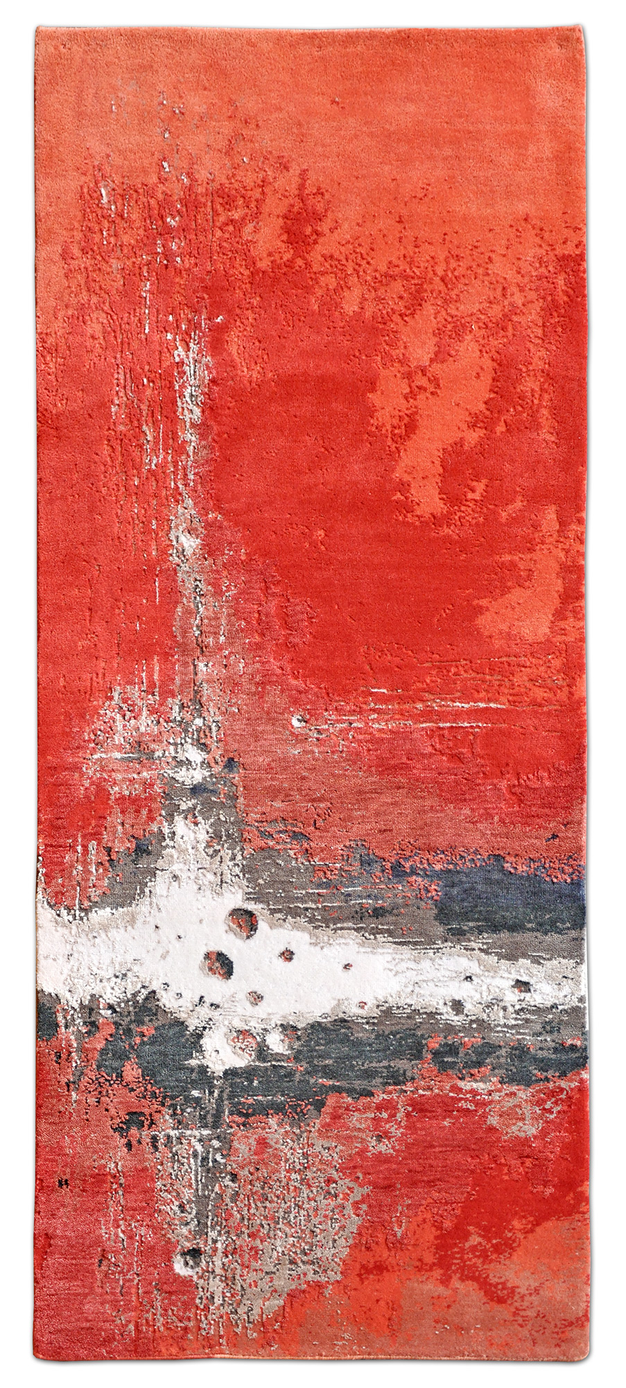 Saphir Designteppich Indien | rot Saphir Designteppich Indien | rot