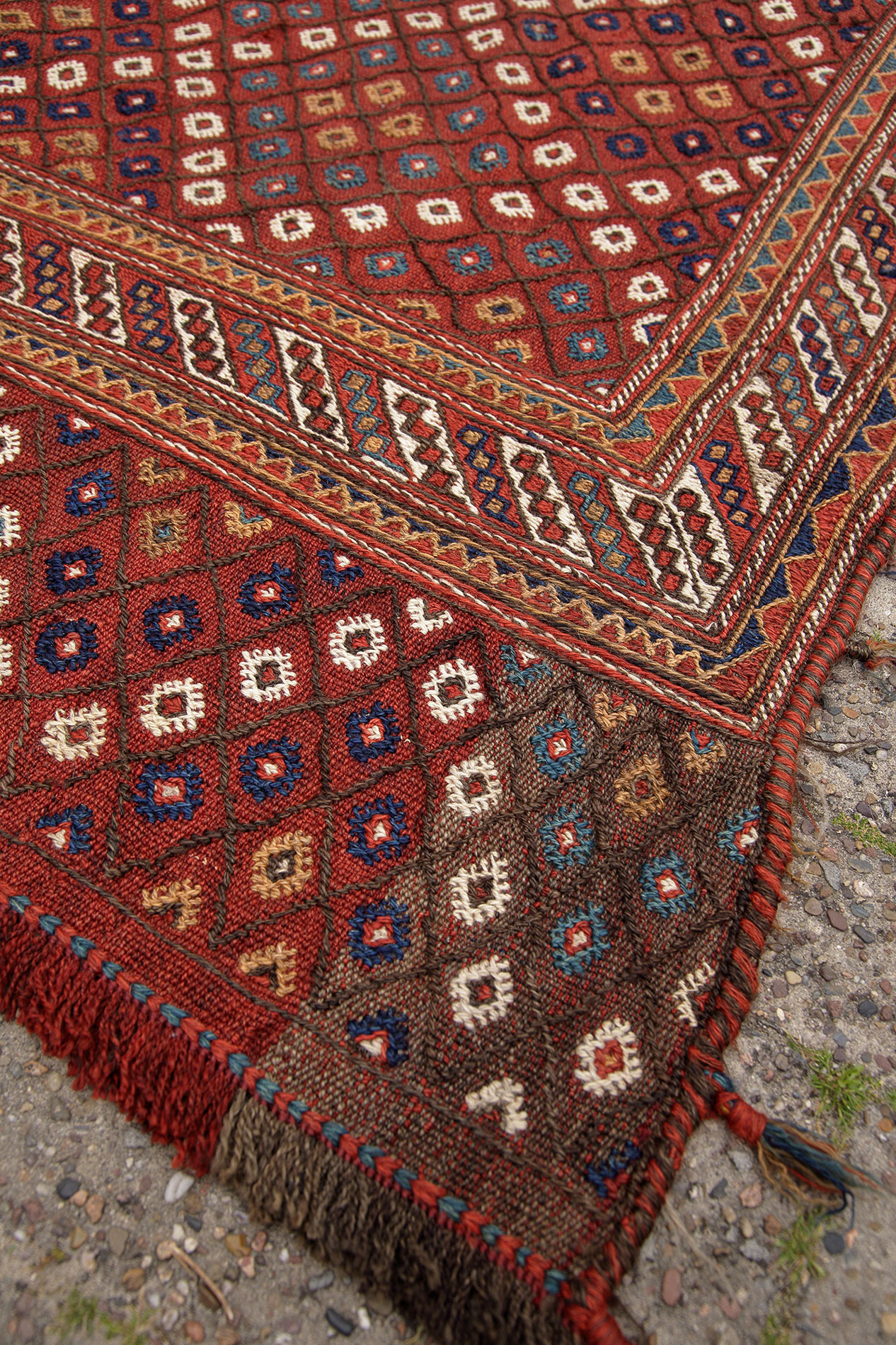 Ghaschghai Soumak Perserteppich antik | Floral