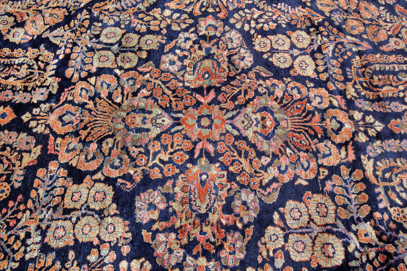 Amerikanischer Sarough Perserteppich antik | Medaillon